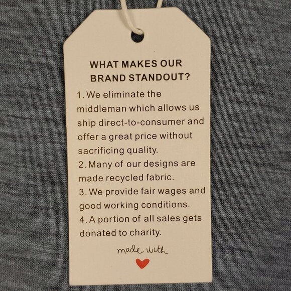 NWT Womens Long Sleeve‎ Tunic Top Med 1/2 Zip Crew Neck Casual Buttons Trendy - Picture 5 of 7